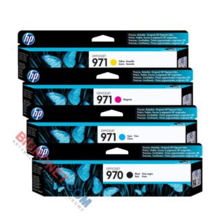 Tusz HP 971 do Officejet Pro X451DW, wydajność 2500 stron cyan