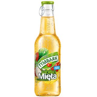 Tymbark Jabłko Mięta 250ml, owocowy napój w szklanej butelce 24 sztuki