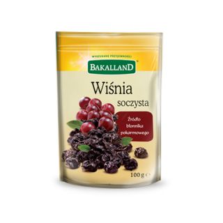 Wiśnia Bakalland, całe owoce 100 g