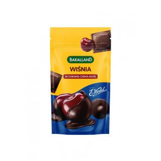 Wiśnia Bakalland, w gorzkiej czekoladzie 74 g