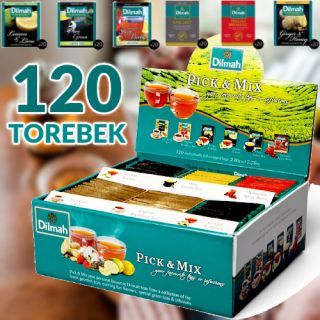 Zestaw herbat Dilmah Assortment, w kopertach 120 torebek