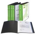 Album ofertowy Q-Connect A4, 60 koszulek, okładka miękka z kieszenią opisową czarny