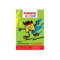 Blok techniczny Happy Color, 10 kolorowych kart, gramatura 170g/m2 format A4