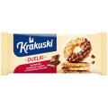 Ciastka Krakuski Duelki, herbatniki posypane cukrem z czekoladą mleczną 181 g