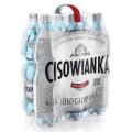 Cisowianka 1,5L x 6 sztuk, woda mineralna, w butelkach PET lekko gazowana