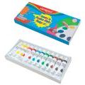 Farby plakatowe tempera KEYROAD w tubie 12 ml 12 kolorów