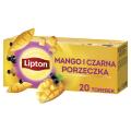 Herbata owocowa Lipton Mango i Czarna Porzeczka, torebki ze sznureczkami 20 torebek