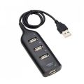 Hub Esperanza EA116, 4 porty USB-A 2.0 czarny