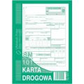 Karta drogowa SM/101 samochód osobowy A5, 80 kartek, offsetowy druk Michalczyk i Prokop 802-3 80 kartek