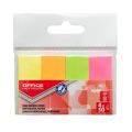 Karteczki indeksujące Office Products 20 x 50 mm, papierowe zakładki, 200 sztuk, zawieszka
 neonowe