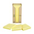 Karteczki samoprzylepne Post-it 76 x 76 mm, ekologiczne, żółte bloczki 16 x 100 kartek