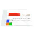 Kieszeń samoprzylepna Q-Connect na wizytówki 93 x 56 mm, otwierana po krótkim boku 10 sztuk