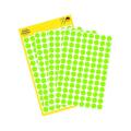 Kółka do zaznaczania Avery Zweckform, średnica 8 mm, 4 x 104 sztuki zielone neon