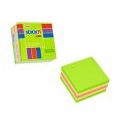 Kostka karteczek samoprzylepnych Stick'n 51 x 51 mm, zielony mix 4 kolorów neonowych i pastelowych 1 x 250 kartek