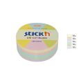 Kostka karteczek samoprzylepnych Stick'n Koło 67 x 67 mm, 5 kolorów pastelowych 1 x 250 kartek