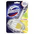 Kostka toaletowa Domestos 3w1 35g, zawieszka do WC
 citrus