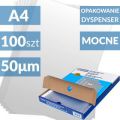 Koszulki krystaliczne Q-Connect A4 / 100 mikronów, w folii 100 sztuk