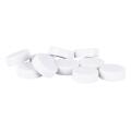 Magnesy do tablic Q-Connect okrągłe 20 mm, w plastikowej obudowie, 10 sztuk białe