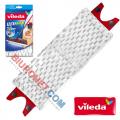 Mop płaski Vileda Ultramax 2w1, zapasowy wkład z mikrofibry biały