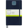 Notes Moleskine Classic L (13x21cm), gładki, miękka oprawa, 400 stron sapphire blue