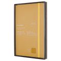 Notes Moleskine Classic L edycja limitowana 13x21 cm, 176 stron w linie, miękka oprawa skórzana na gumkę
 żółty