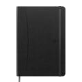 Notes Oxford Signature A5 z gumką, 80 kartek w linie, oprawa twarda czarny