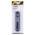 Nóż bezpieczny wysuwany Donau SAFETY, automatycznie chowane ostrze wymienne 19 mm, głebokość cięcia 10 mm czarny