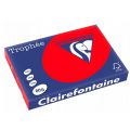 Papier kolorowy Clairefontaine Trophee A4/80g, 500 arkuszy, intensywny czerwień koralowa