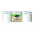 Papier toaletowy BulkySoft Comfort Mini Jumbo 65904, biały papier celulozowy z recyklingu, 2-warstwowy, do podajników 12 rolek x 120 m