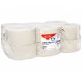 Papier toaletowy Office Products Jumbo, szary papier makulaturowy, 1-warstwowy, do podajników 12 rolek x 120 m