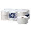 Papier toaletowy Tork Advanced Mini Jumbo 472102, biały papier celulozowy, 2-warstwowy, do podajników
 12 rolek x 180 m