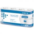 Papier toaletowy Velvet CARE Professional Comfort, standardowy biały papier celulozowy, 2-warstwowy 8 rolek x 15 m