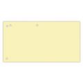 Przekładki podłużne Office Products 1/3 A4, kartonowe 240x105 mm, 100 sztuk żółty