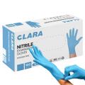 Rękawice nitrylowe Clara, bezpudrowe, niebieskie, 100 sztuk rozmiar XL