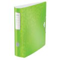 Segregator Leitz Active WOW A4/80 mm, mechanizm 180° z dźwignią, z lekkiego polifoamu zielony