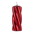 Świeca słupek Donau HOME Laval 50 x 130 mm, ozdobna kolor rubin
