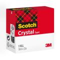 Taśma samoprzylepna Scotch Crystal 19 mm x 33 m, krystaliczna, w pudełku 1 sztuka