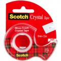 Taśma samoprzylepna Scotch Crystal 19 mm x 7,5 m, krystaliczna, na podajniku 1 sztuka