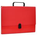 Teczka z rączką Office Products, grzbiet 5 cm, kartonowa czerwona