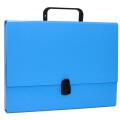 Teczka z rączką Office Products, grzbiet 5 cm, kartonowa niebieska