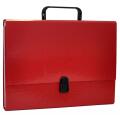 Teczka z rączką Office Products, grzbiet 5 cm, kartonowaa bordowa