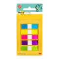 Zakładki indeksujące, 12x43 mm, Post-it 5 x 20 zakładek