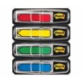 Zakładki indeksujące Post-it 684-ARR3 12x43 mm, foliowe strzałki, 96 sztuk w dyspenserze 4 kolory