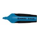 Zakreślacz fluorescencyjny Donau D-Fresh, linia 2-5 mm, 10 sztuk niebieski