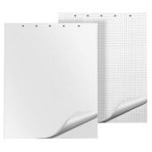 Blok do flipchartów Interdruk, biały papier w kratkę 64 x 10...