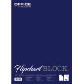Blok do flipchartów Office Products, gładki biały papier, ma...
