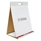 Blok samoprzylepny do flipchartów Bi-Office, gładki biały pa...
