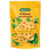 Chipsy bananowe Bakalland, chrupiące