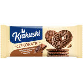 Ciastka Krakuski Czekonatki, herbatniki kakaowe w czekoaldzi...
