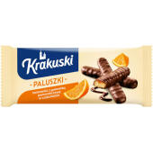 Ciastka Krakuski Paluszki, herbatniki z galaretką pomarańczo...